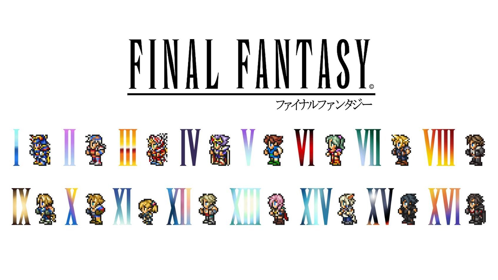 Final Fantasy Title Pixel Edition